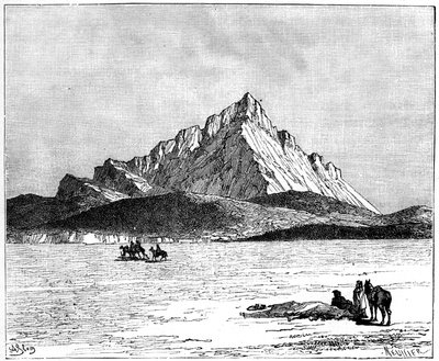 Der Jebel Zaghwan, um 1890 von Meunier