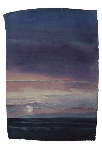 Sonnenuntergang über der Insel von Michael Frith