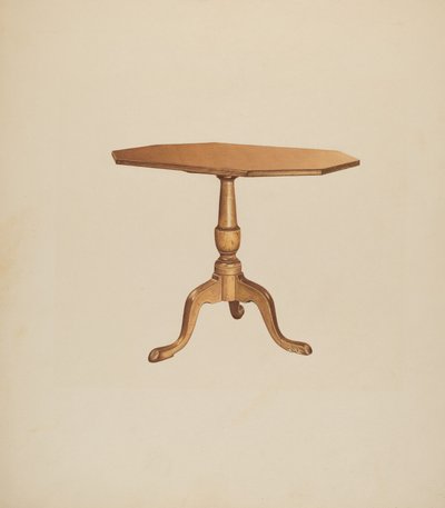 Tischstativ, 1935-1942 von Michael Riccitelli