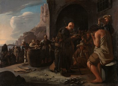 Den Durstigen zu trinken geben von Michael Sweerts