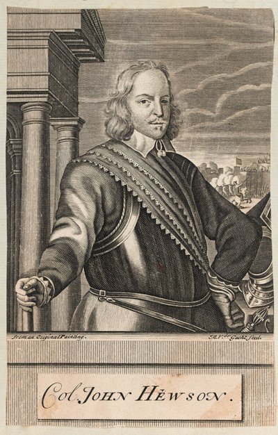 Colonel John Hewson (Kupferstich) von Michael Vandergucht