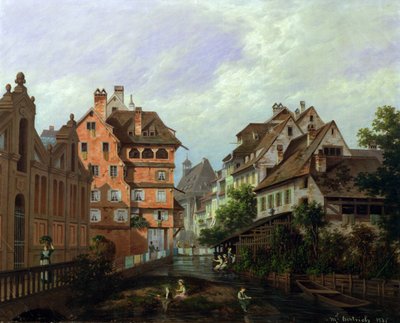 Rue des Tanneurs, Colmar, 1875 von Michel Hertrich
