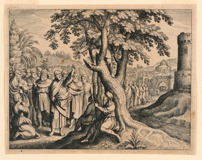 Zachäus der Zöllner von Michel Lasne