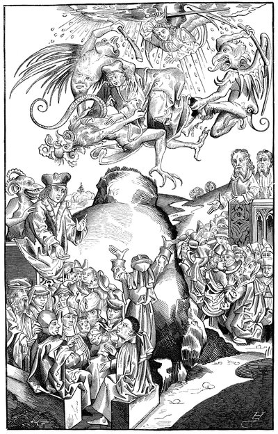 Die Herrschaft des Antichristen, 1493 von Michel Volgemuth