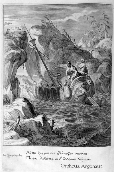 Die Argonauten passieren die Symplegaden von Michel de Marolles