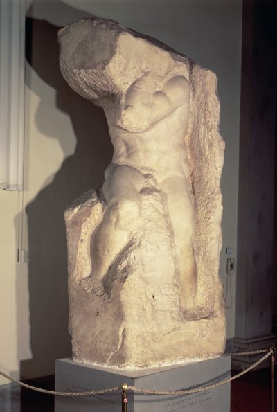 "Atlas"-Sklave, ca. 1520-23 von Michelangelo Buonarroti