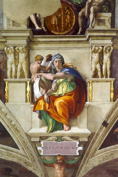 Delphische Sibylle von Michelangelo Buonarroti