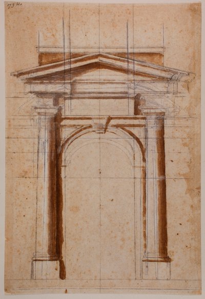 Portalstudie von Michelangelo Buonarroti