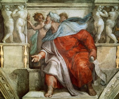 Prophet Ezechiel von Michelangelo Buonarroti