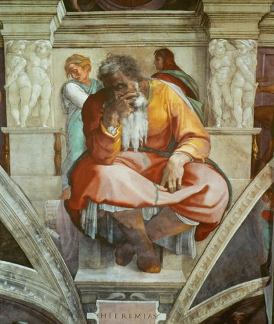 Prophet Jeremia von Michelangelo Buonarroti