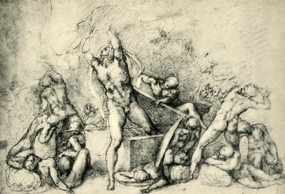 Die Auferstehung, ca. 1532 von Michelangelo Buonarroti