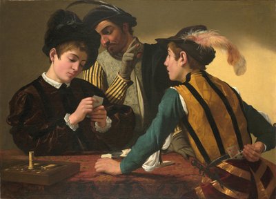 Die Falschspieler von Michelangelo Merisi Caravaggio