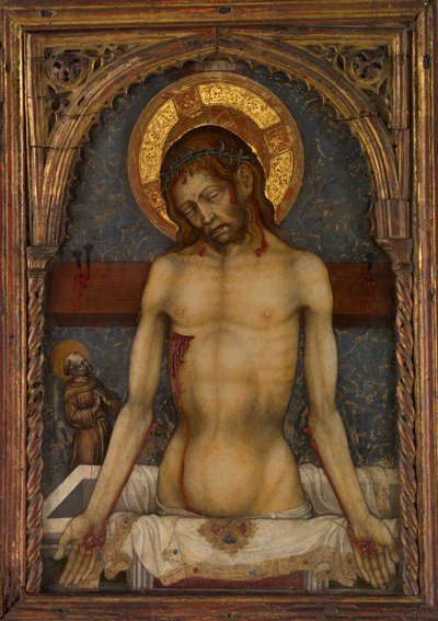 Der Schmerzensmann, ca. 1430 von Michele Giambono