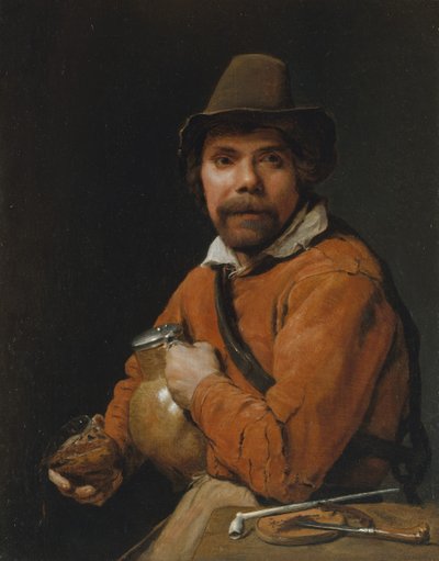 Mann, der einen Krug hält, ca. 1660 von Michiel Sweerts