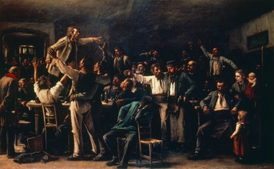 Streik von Mihály Munkácsy