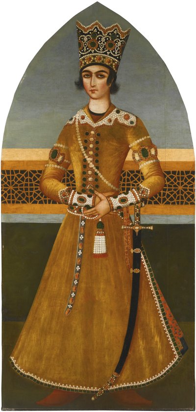 Porträt von Prinz Abbas Mirza von Mihr Ali