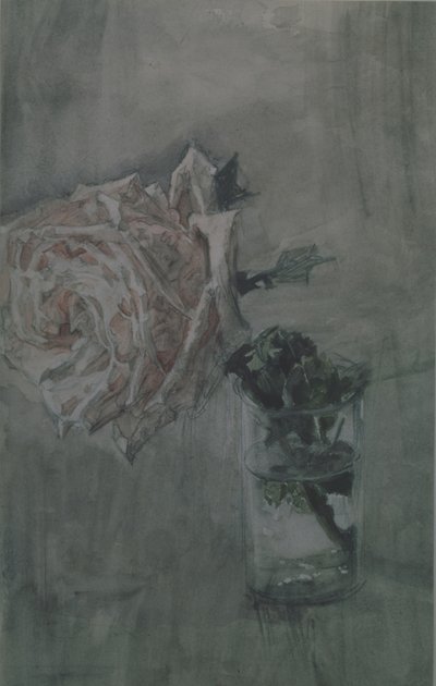 Eine Rose von Mikhail Aleksandrovich Vrubel