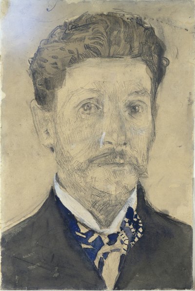 Selbstporträt, 1904-1905 von Mikhail Aleksandrovich Vrubel