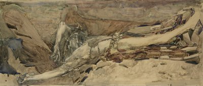 Der gefallene Dämon, 1901 von Mikhail Aleksandrovich Vrubel