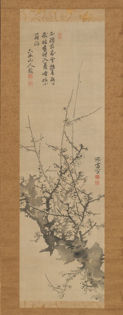 Pflaumenblüten, 18.-19. Jahrhundert von Minagawa Kien