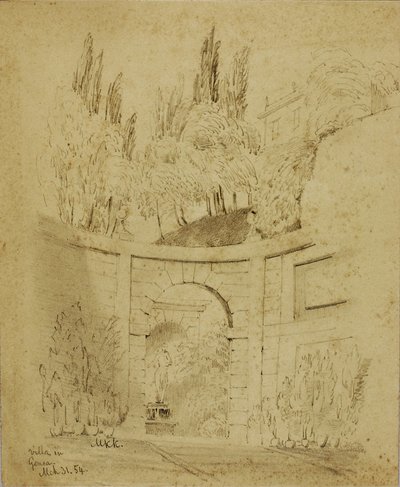 Villa in Genua von Miner Kilbourne Kellogg