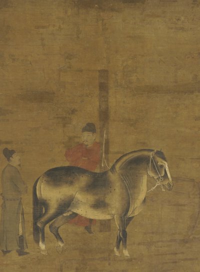 Bewertung eines Pferdes von Ming Dynasty Chinese School