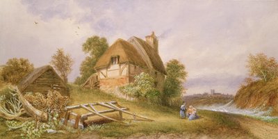 In der Nähe von Christchurch, Hampshire, 1874 von Miss Lorimer