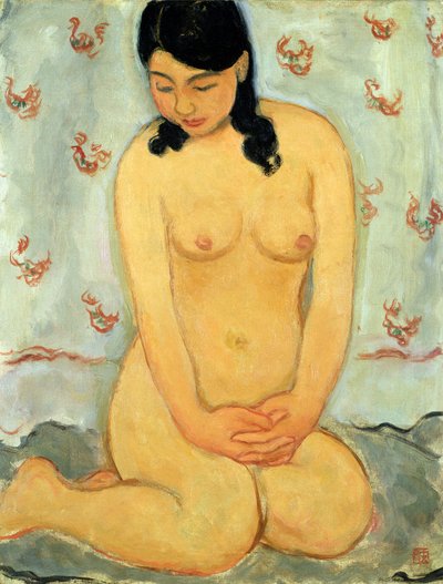 Sitzender Akt von Mitsutani Kunishiro