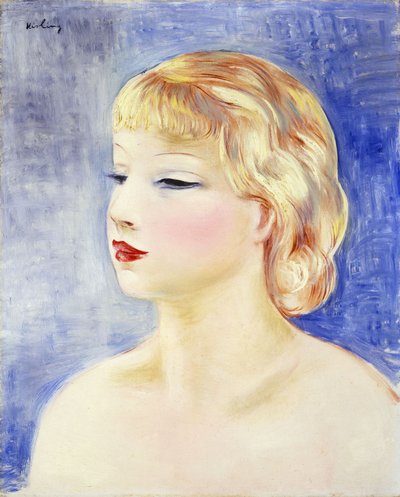 Blonde Frau von Moise Kisling