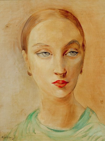 Kopf einer Frau von Moise Kisling