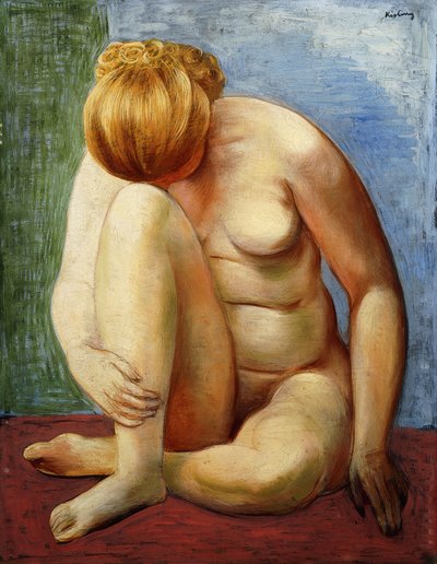 Sitzende nackte Frau von Moise Kisling