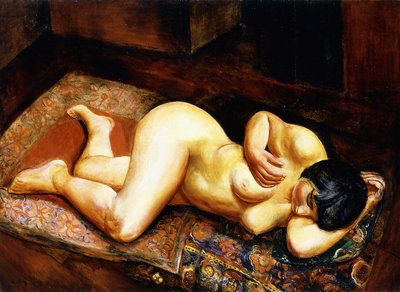 Liegende nackte Frau von Moise Kisling
