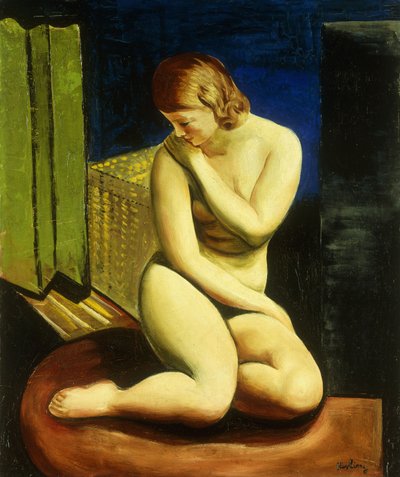 Femme Nue Assise von Moise Kisling
