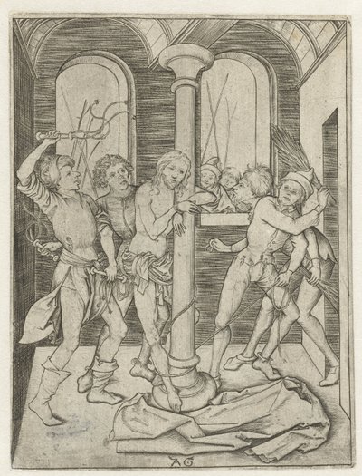 Geißelung Christi (Passionsgeschichte) von Monogrammist AG