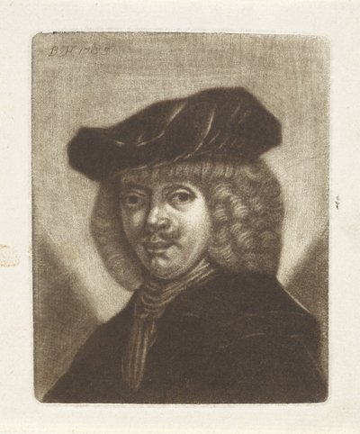 Büste eines Mannes mit Barett von Monogrammist BVH