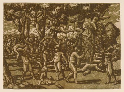 Putti spielen nach Raphael, 1544 von Monogrammist NDB