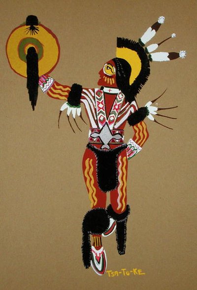 Kiowa-Krieger von Monroe Tsatoke