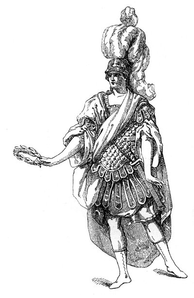 Kostüm aus dem französischen Theater, 1885 von Moreau