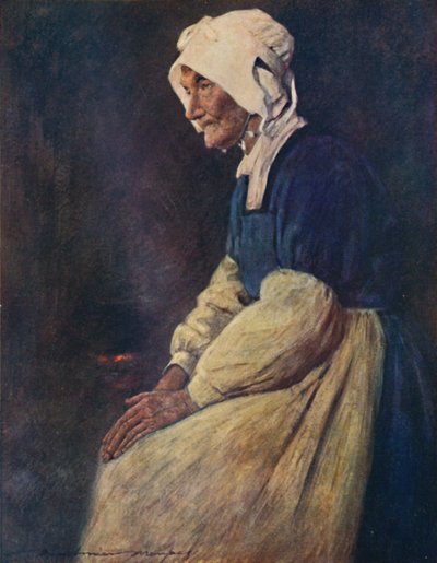 Eine Bretonin, 1903 von Mortimer L Menpes