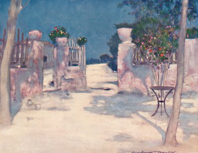 Ein Garten, Athen, 1903 von Mortimer L Menpes