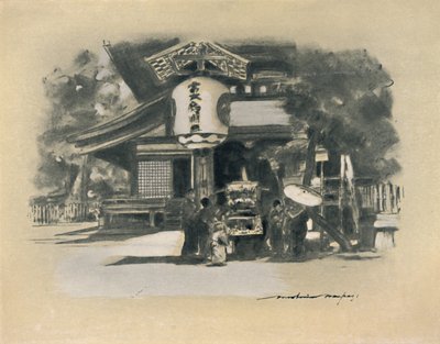 In Kioto, 1903 von Mortimer L Menpes