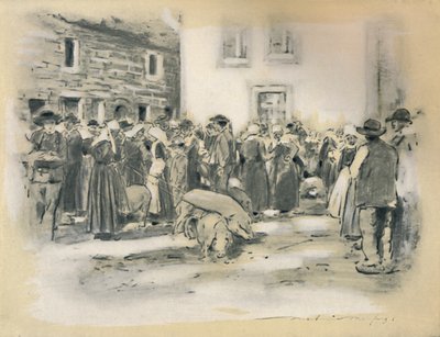 Schweinemarkt, 1903 von Mortimer L Menpes