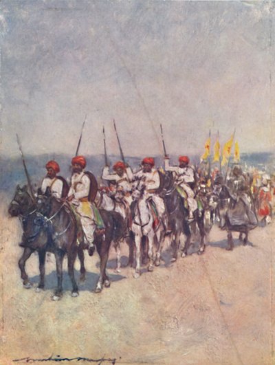 Speerträger aus Cutch, 1903 von Mortimer L Menpes