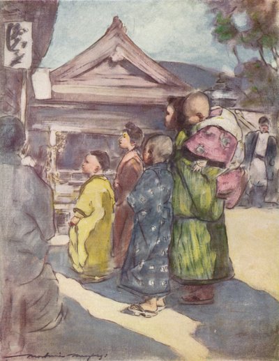 Das Spiel beobachten, ca. 1887, 1901 von Mortimer L Menpes
