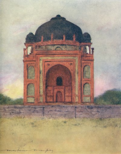 Grab von König Babar, 1905 von Mortimer Ludington Menpes