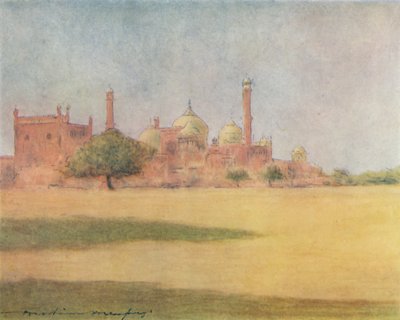 Die Jumna Masjid, 1905 von Mortimer Ludington Menpes