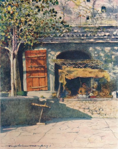 Der rote Fensterladen, 1905 von Mortimer Ludington Menpes