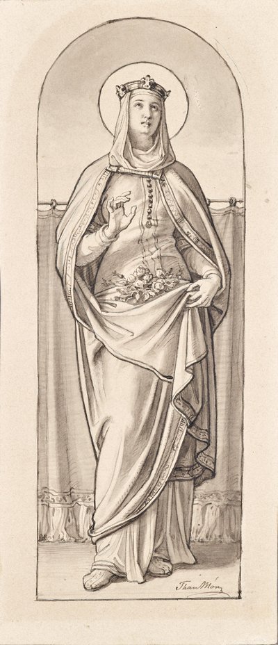 Hl. Elisabeth von Thüringen von Mór Than