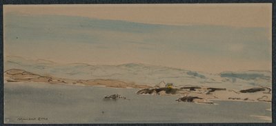 Eintritt in Bergen von Muirhead Bone