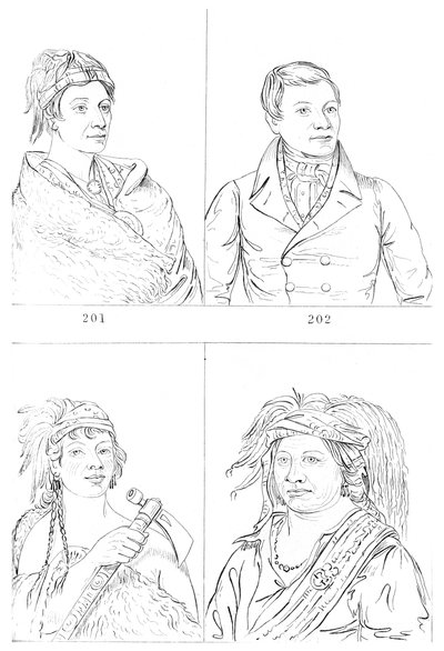 Oneidas, Tuskaroras und Senecas, 1841 von Myers and Co
